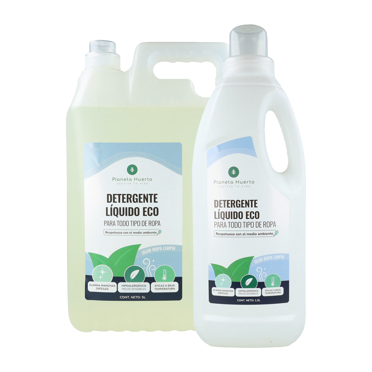 Detergente Líquido Ropa ECO Aroma natural a ropa limpia Planeta Huerto 1,5 Litros