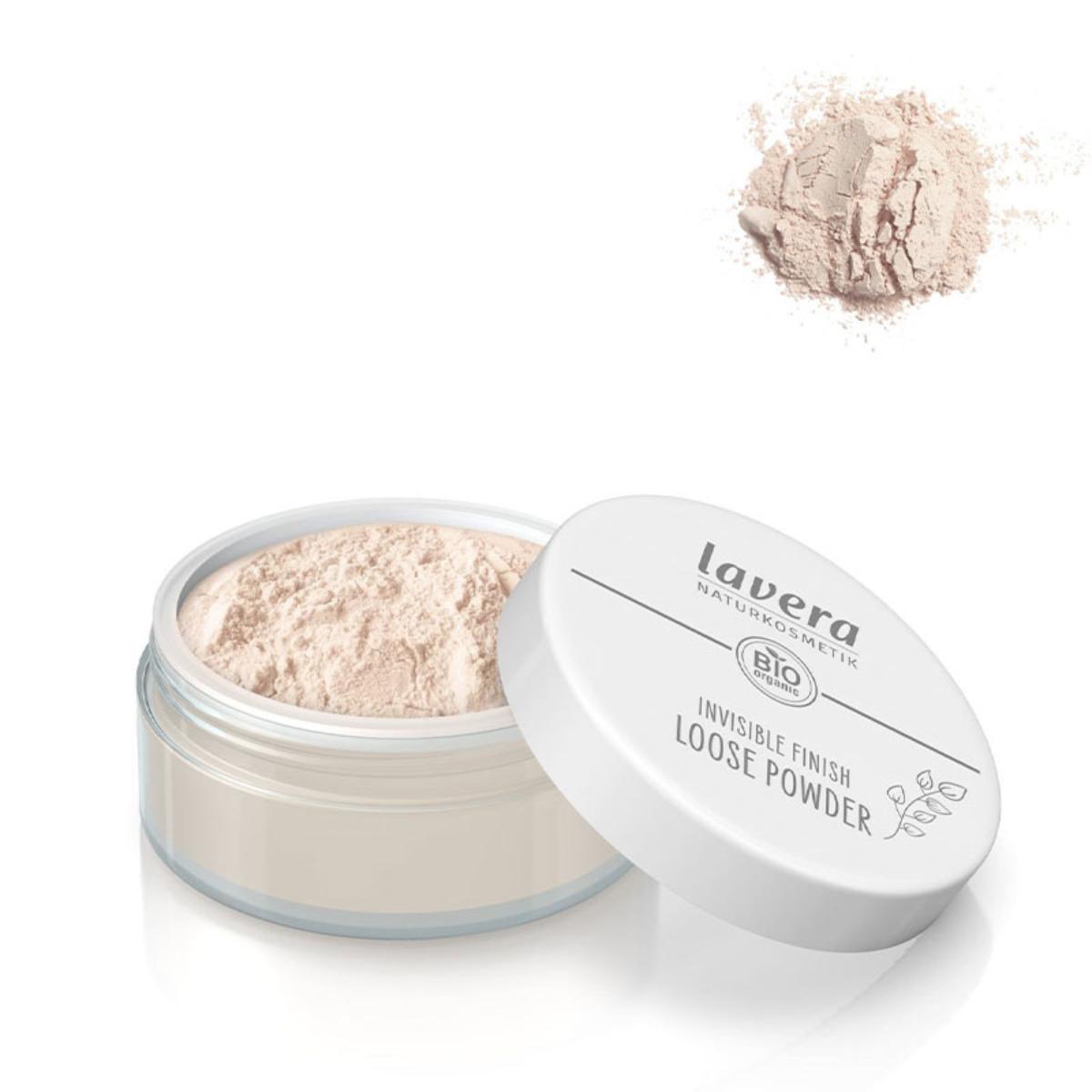 Maquillaje en polvo invisible transparente, Lavera 11 g