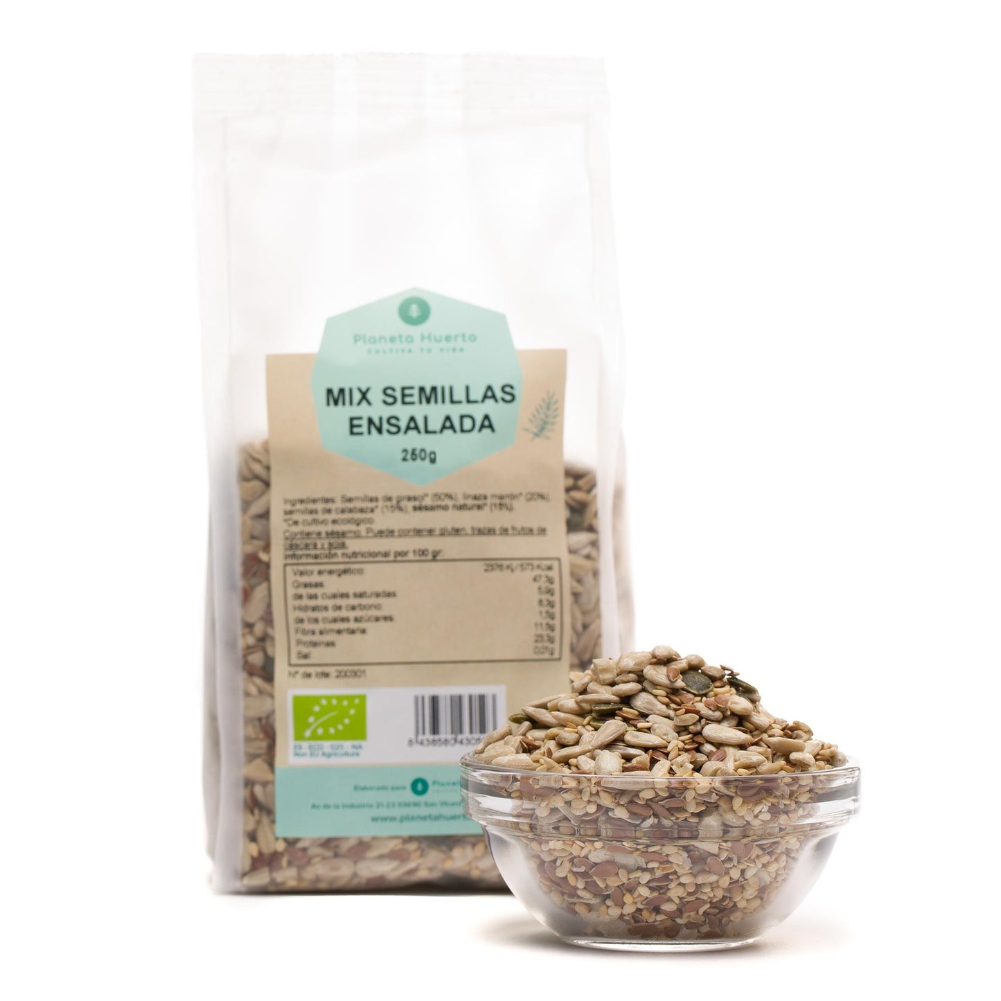 Mix de Semillas ensalada ECO Planeta Huerto 250 g