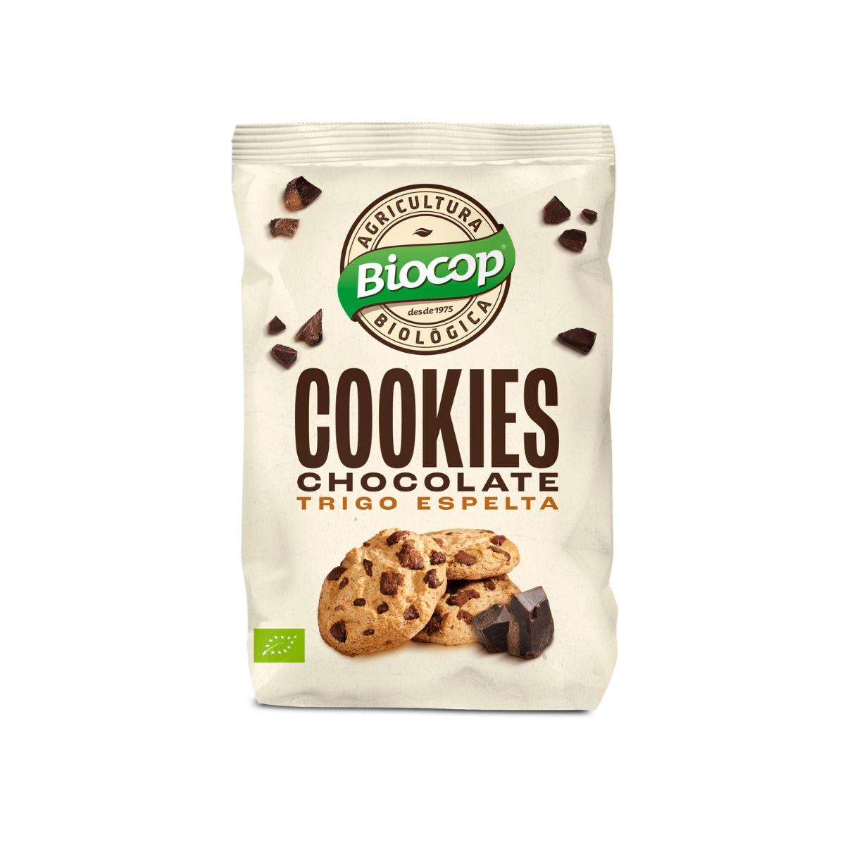 Galleta cookies trigo espelta chips chocolate Biocop 200g