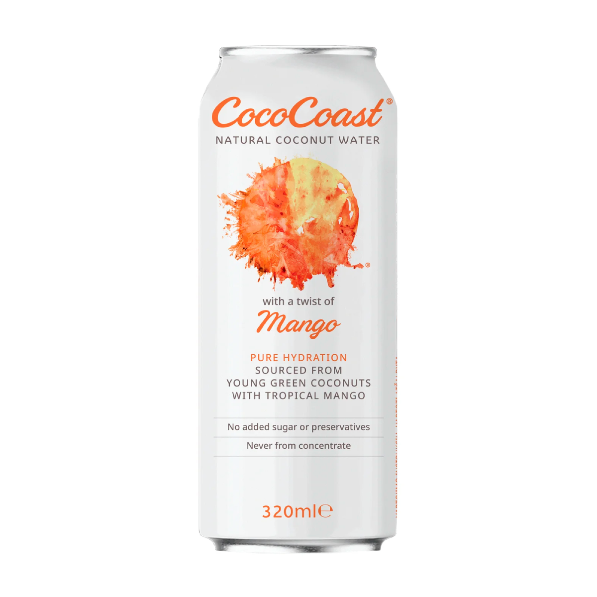 Agua de Coco con Mango COCOCOAST 320 ml