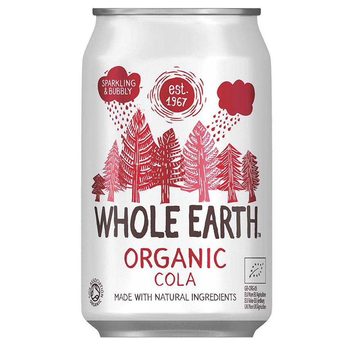 Pack x6 Refresco BIO cola Whole Earth 330ml