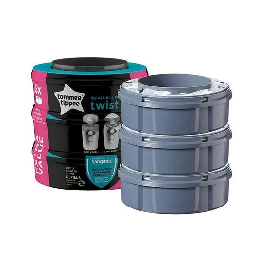 x3 recambios para cubo de basura Twist&Click