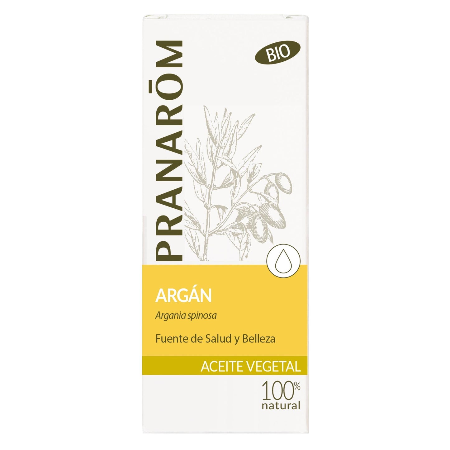 Aceite vegetal Argán BIO Pranaróm 50 ml