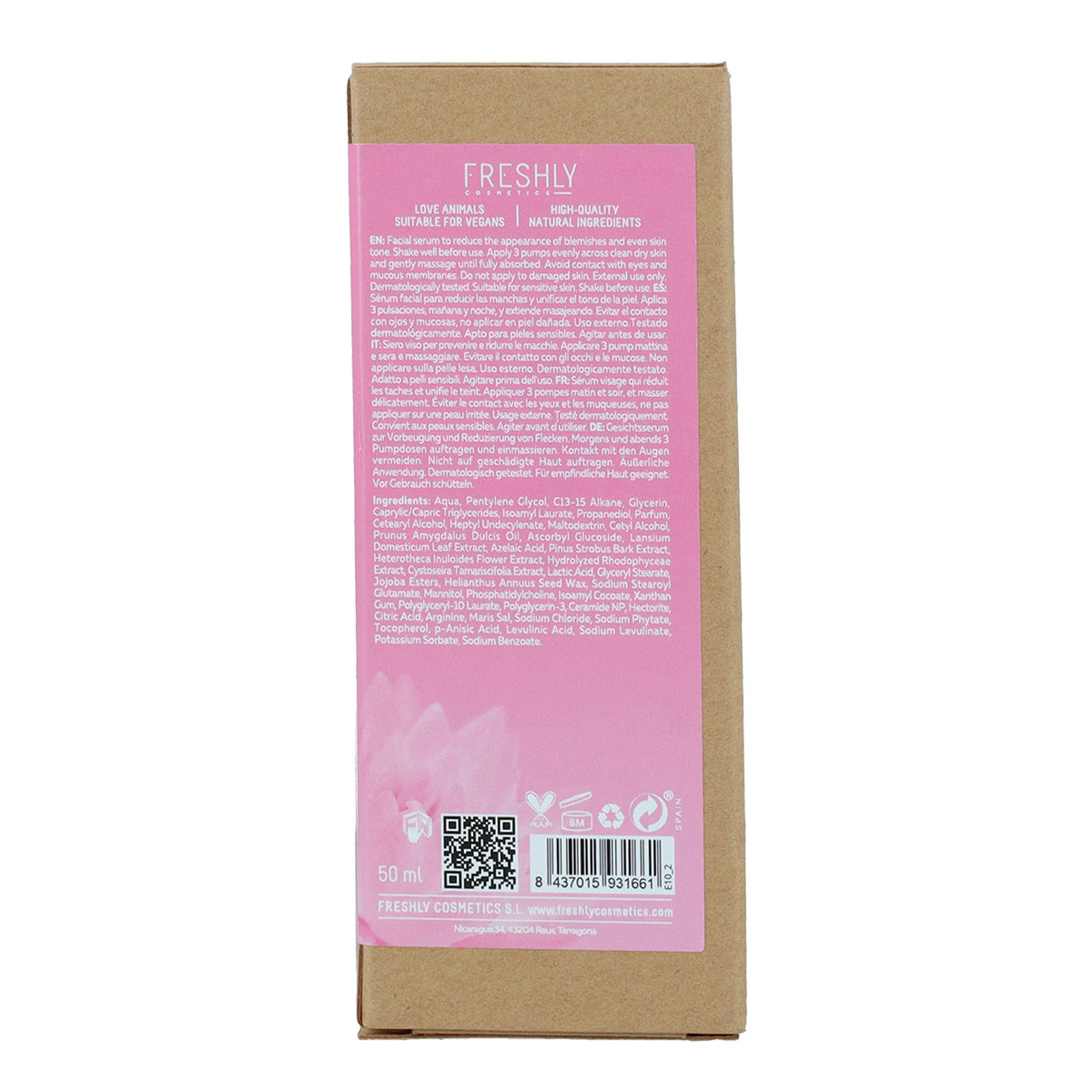 Crema Facial Tratamiento Despigmentante Lotus Radiance Darkspot Freshly 50ml