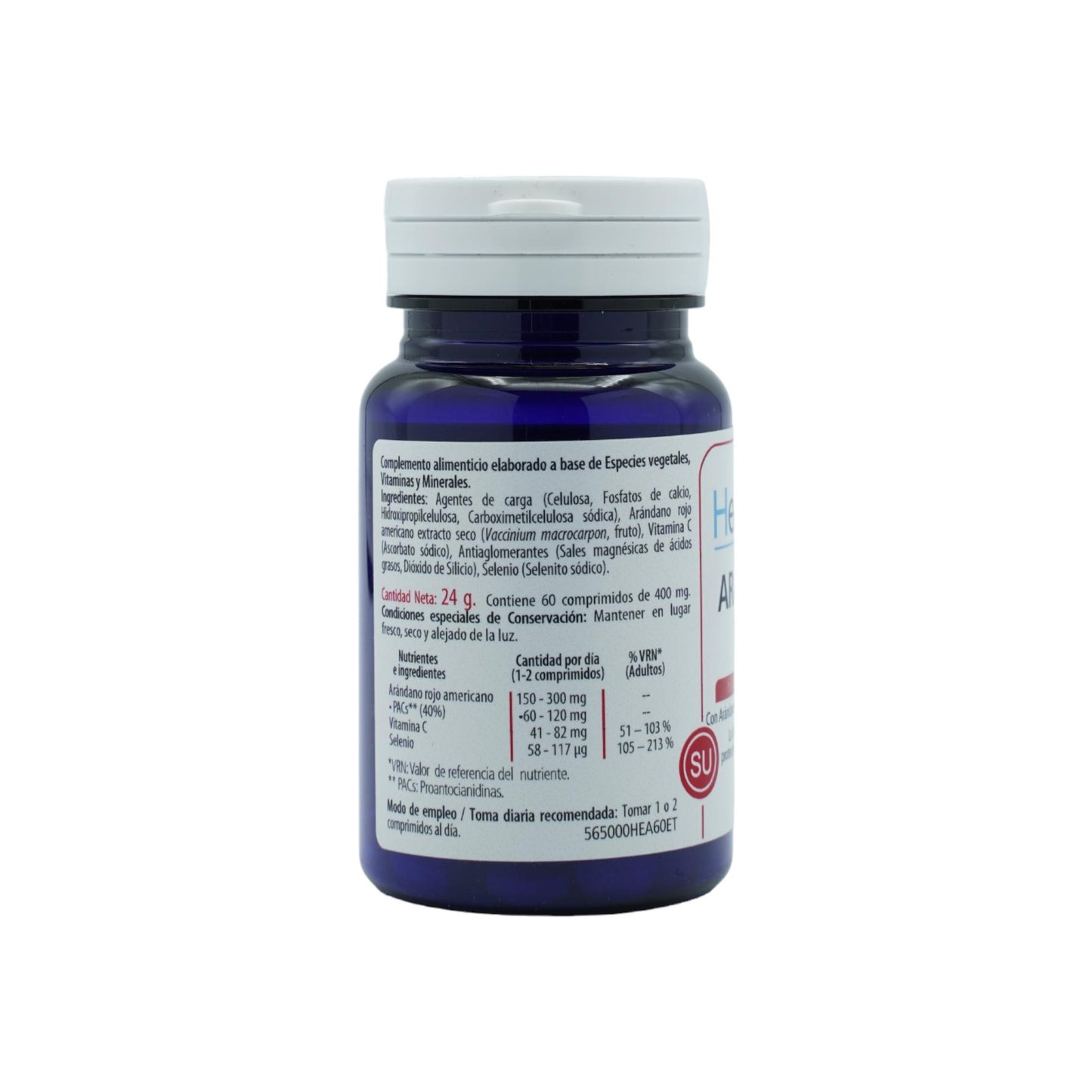 Arándano rojo de 400 mg H4U 60 comprimidos