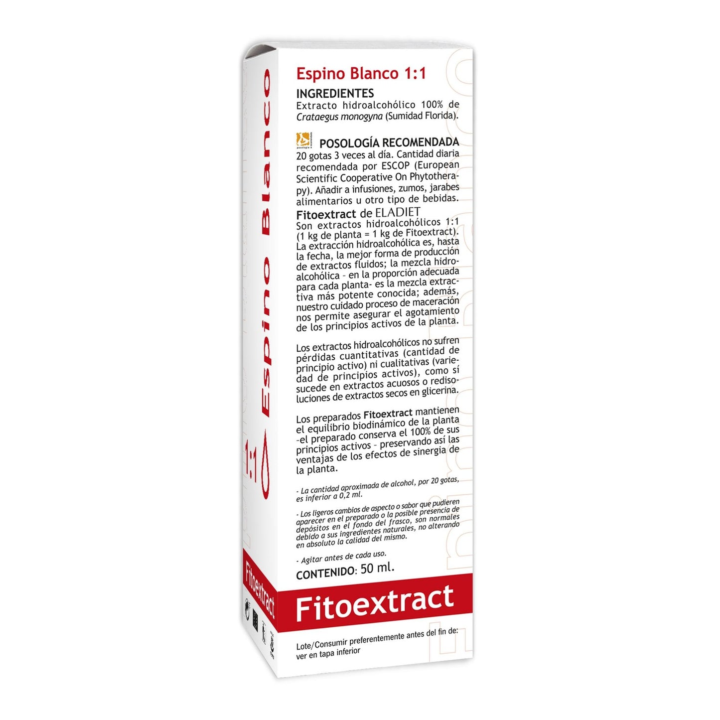 Fitoextract Espino Blanco, 50 ml. Eladiet