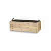 Jardinera rectangular Ghio 90x40x30 Hortalia