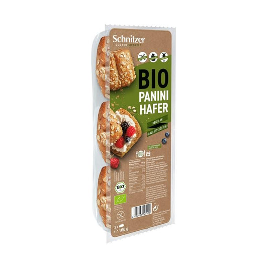 Panecillos Panini Sin gluten de Avena Eco Schnitzer 160 g