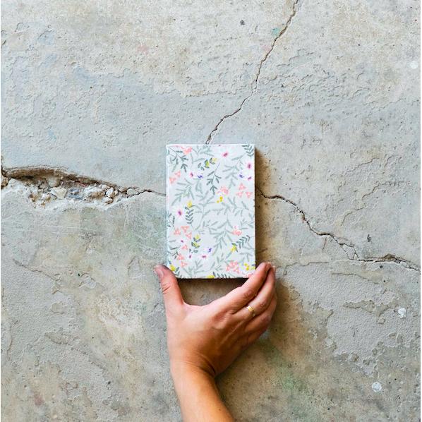Kit Haz tu Libreta DIY Cuadros azul y blanco