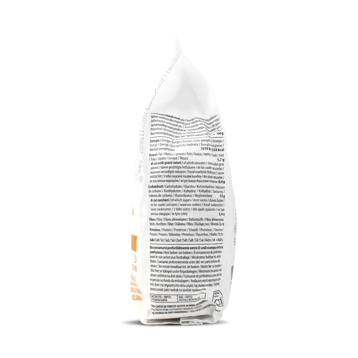 Letras de trigo bio Girolomoni 500g