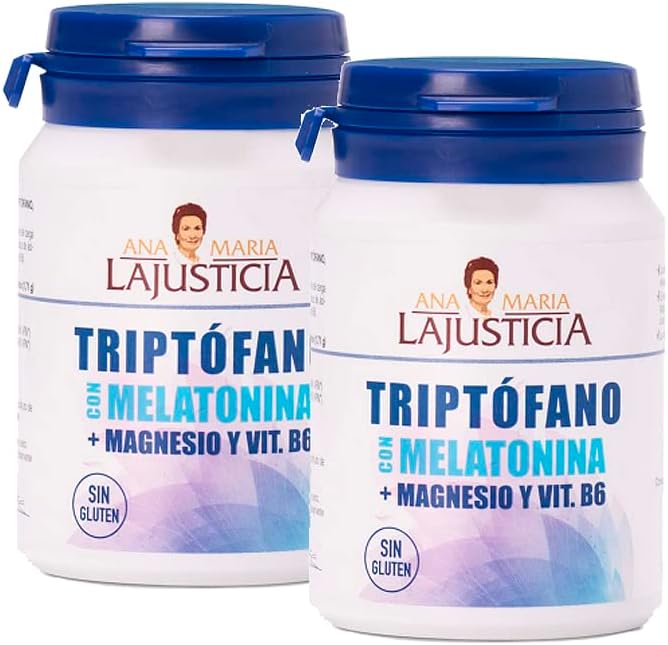 Pack X2 Triptófano con Magnesio y Vit B6 Ana María LaJusticia, 60 comprimidos
