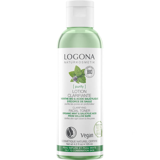 Tónico Facial Purificante Menta y ácido Salicilico Bio Logona 125ml