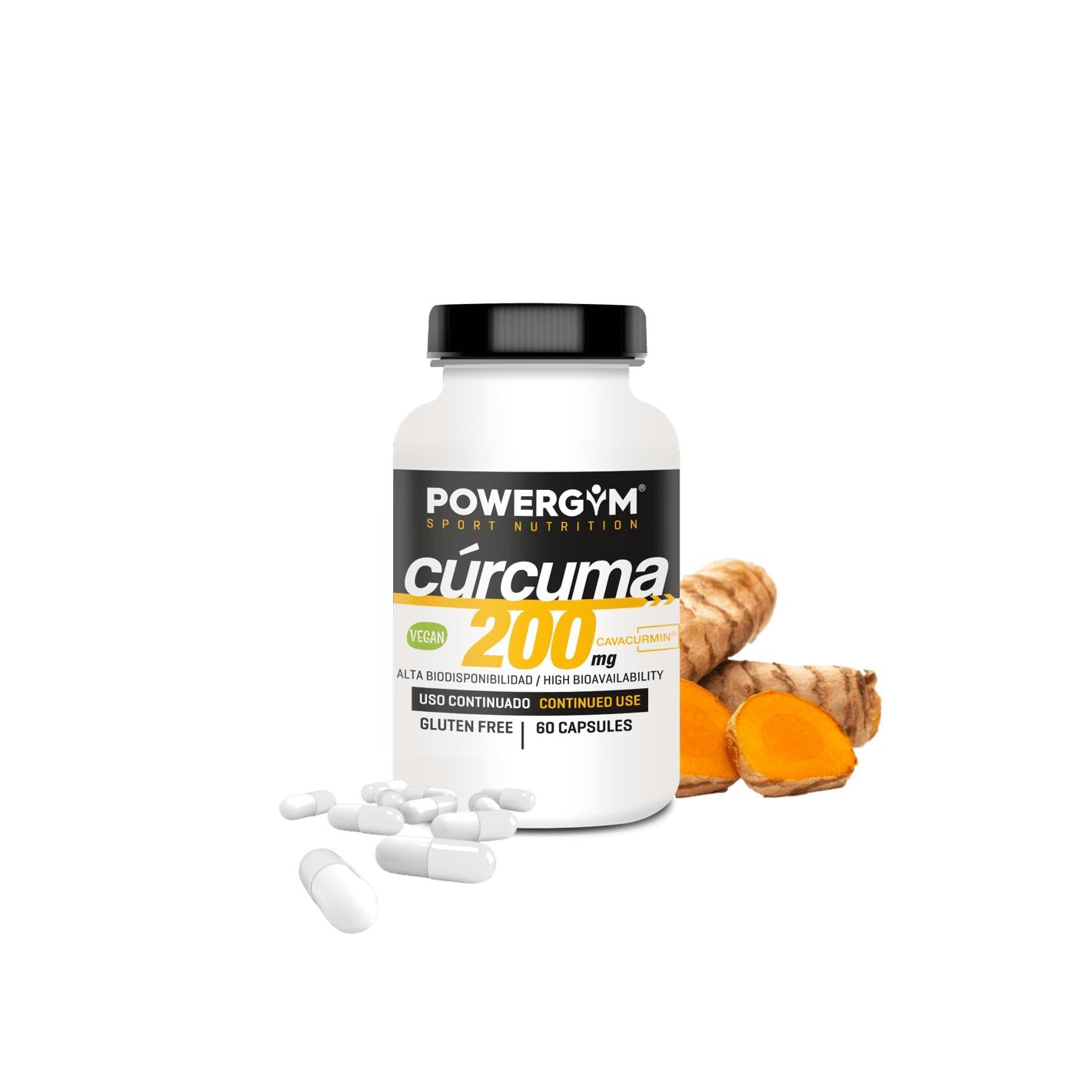 Cúrcuma Powergym 60 cápulas
