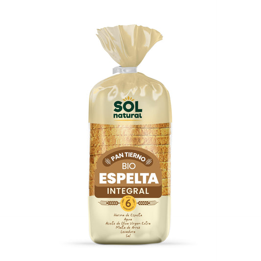 Pan de molde de Espelta Integral Bio Sol Natural 400 g