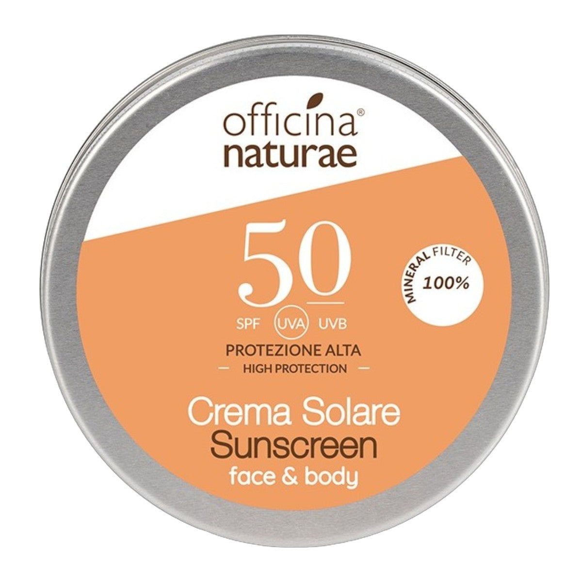 Crema solar en lata SPF 50 Officina Naturae 75 ml