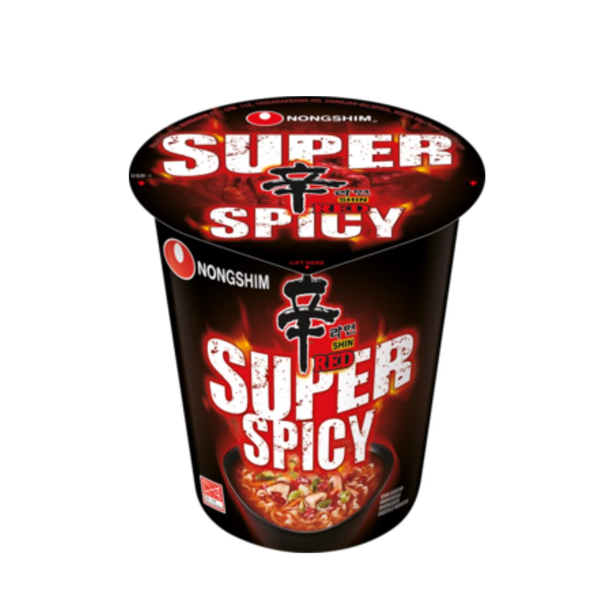 Bol de Fideos Instantáneos muy picantes Nong Shim 68 g