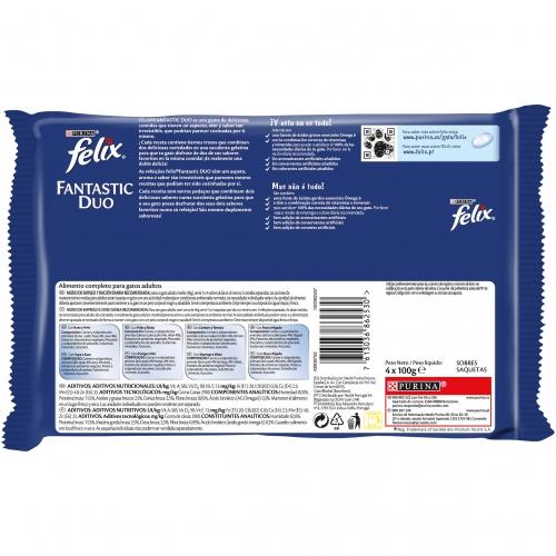 FELIX Duo Festín de Sabores en Gelatina 4x85g