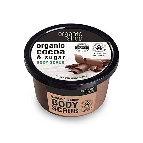 Exfoliante corporal chocolate belga Organic Shop 250 ml