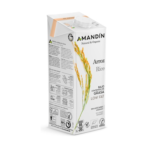 Bebida de arroz Bio Amandín 1L