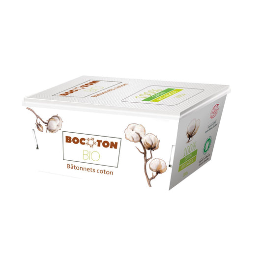 Bastoncillos oido algodón Bio Bocoton, 200uds.