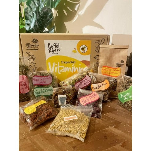 Buffet healthy Vitamínico para conejos y roedores Ribero