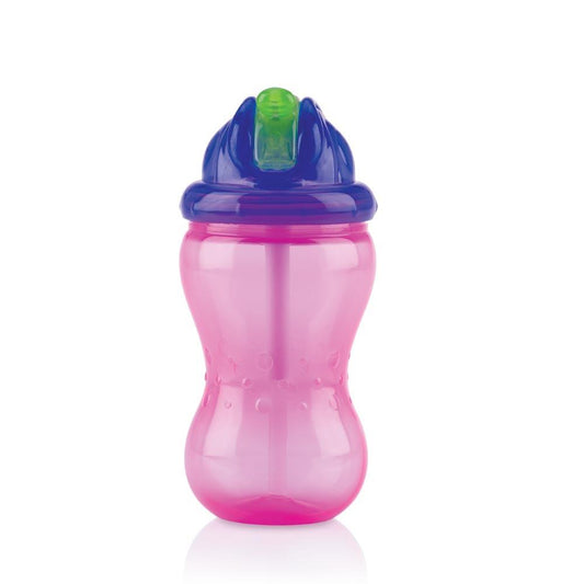 Botella para Bebé Antigoteo Flip-It  12m+ Rosa, Nuby 360ml