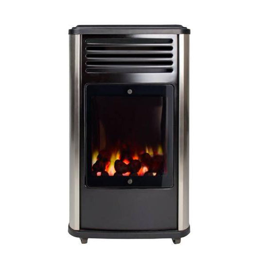 Estufa portátil a gas Manhattan metalizada 3,4 kW Fireside