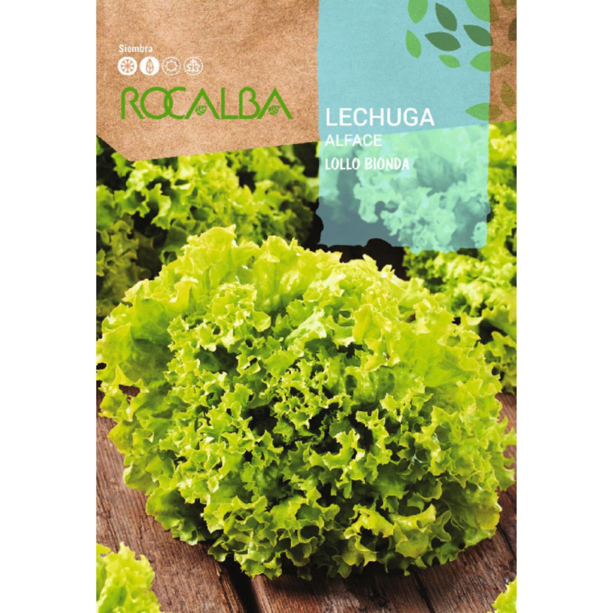 Semillas de Lechuga lollo bionda