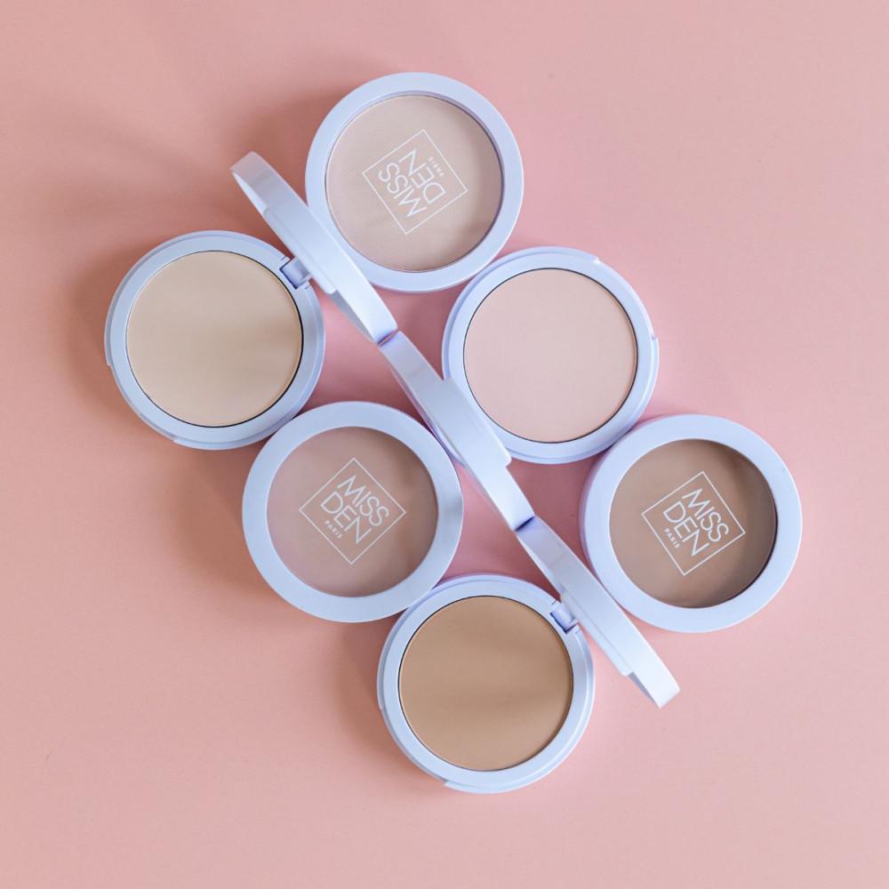 Maquillaje polvo “Voile de poudre” 662 Beige Dorado, Miss Den Paris