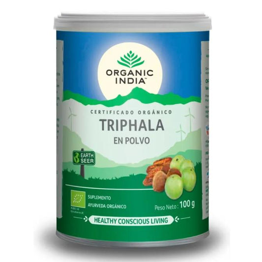 Triphala en Polvo Orgánico Tin 100g