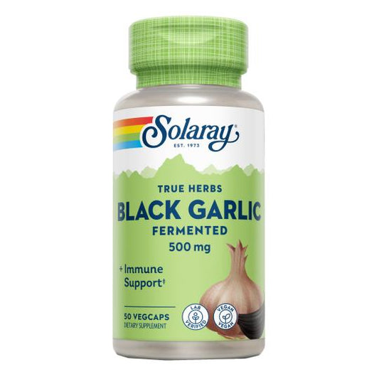 Black Garlic Bulb 500mg Solaray 50 cápsulas