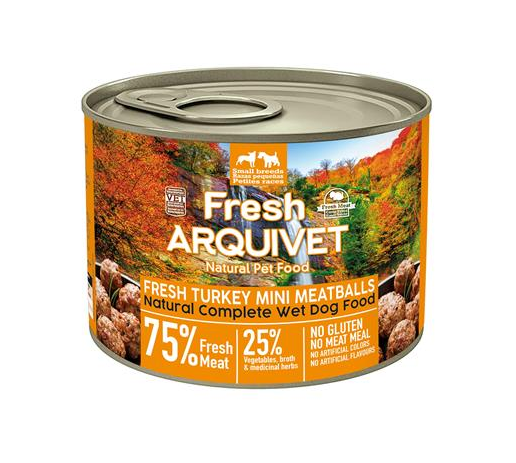 Fresh MINI Turkey Meatballs Arquivet 200 g Mini Albóndigas con pavo, brócoli y calabaza