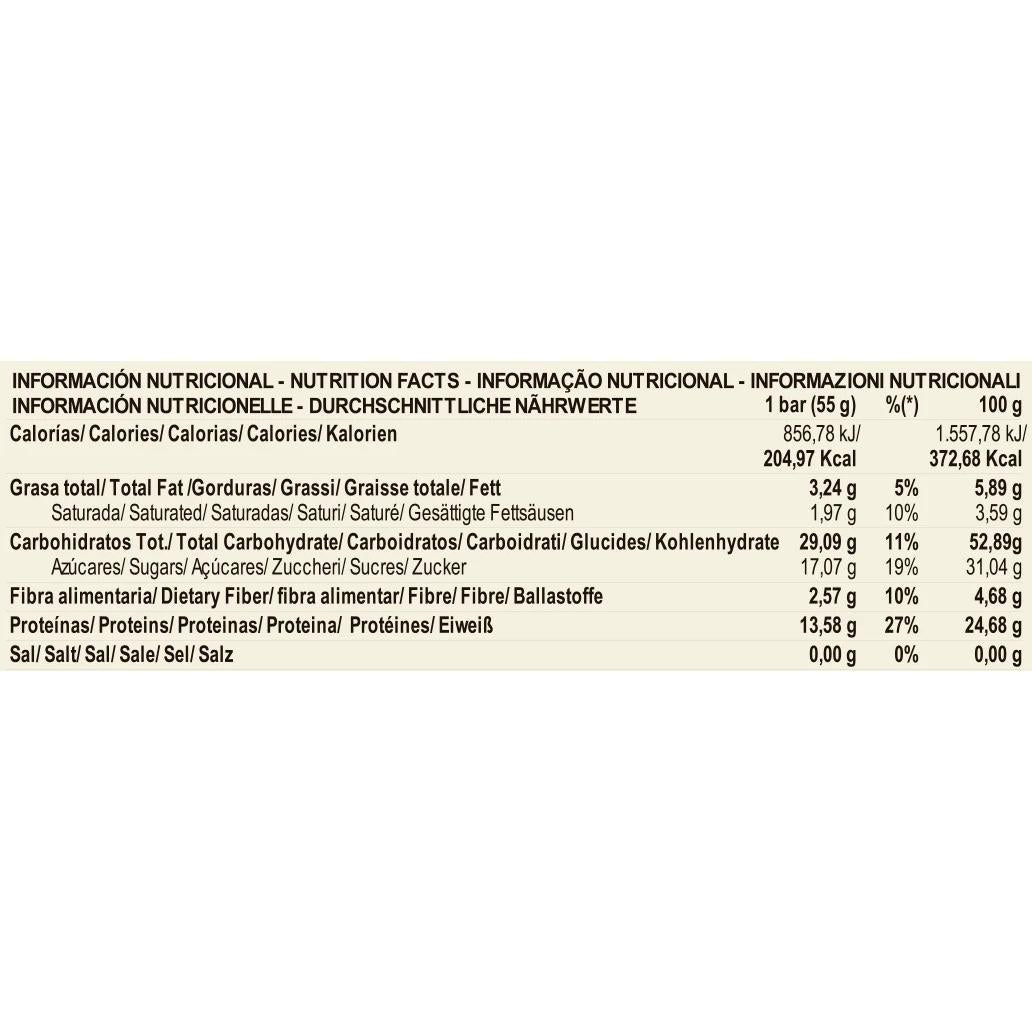 Barrita energética piña colada con coco Paleobull 55 g