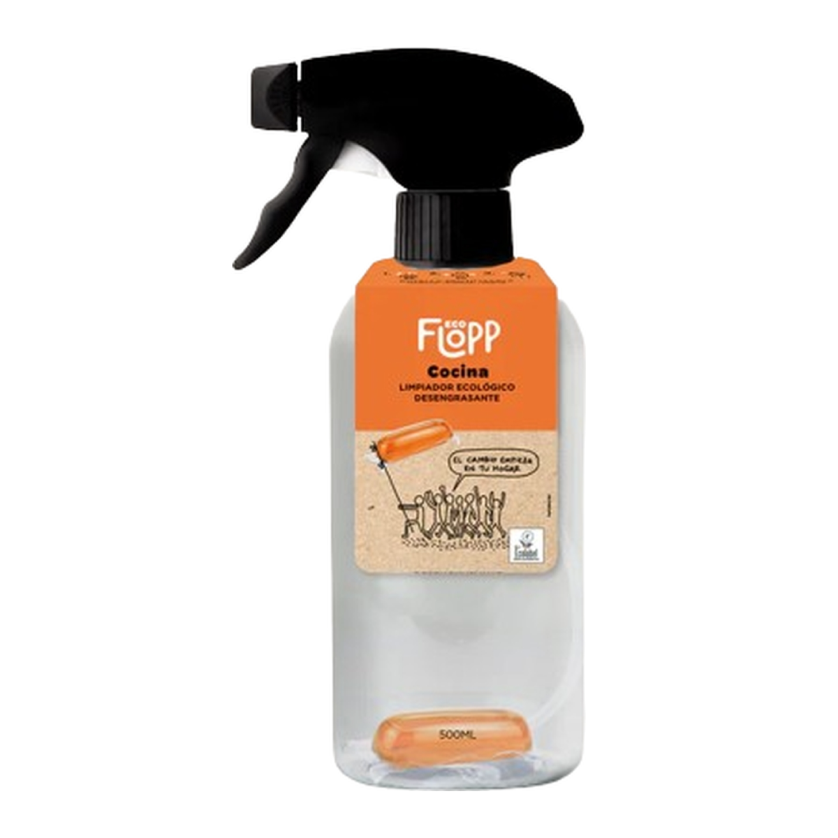Desengrasante ECO botella + 1 cápsula Flopp 500ml