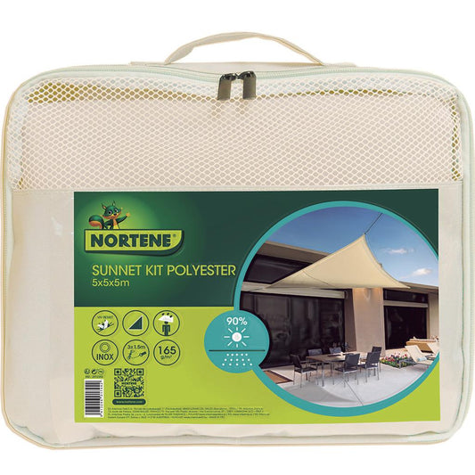 Kit SunNet Malla Sombreadora Impermeable Beige