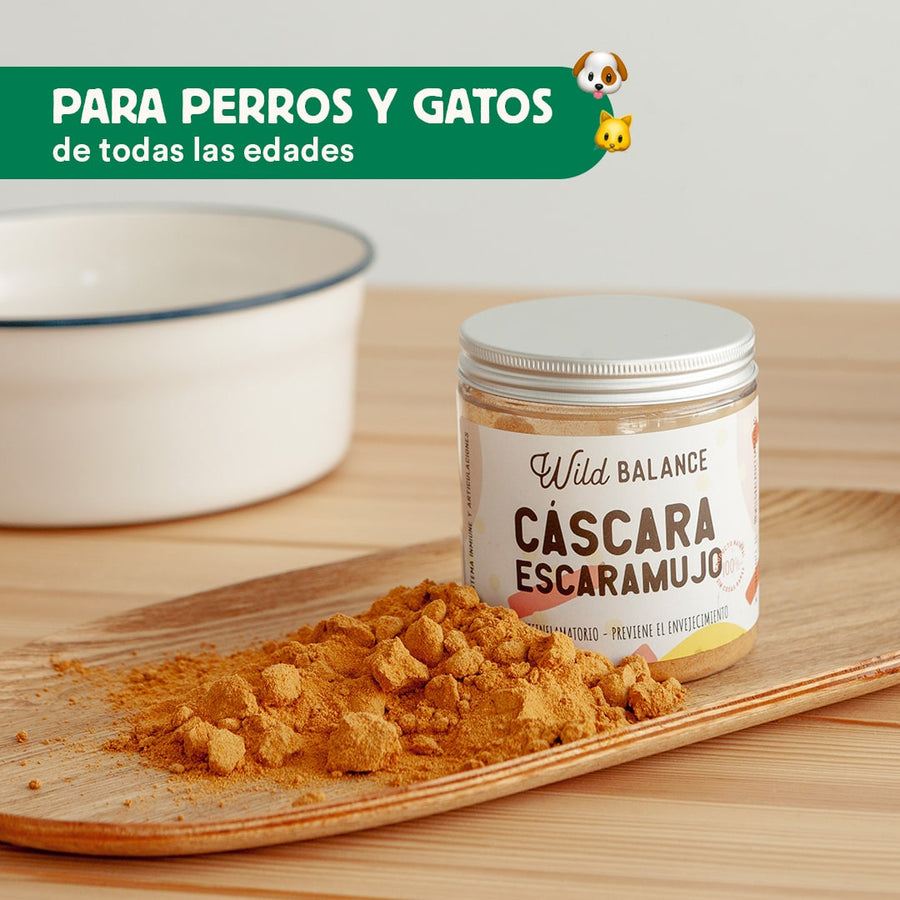 Cáscara de Escaramujo Suplemento para mascotas Wild Balance 100 g