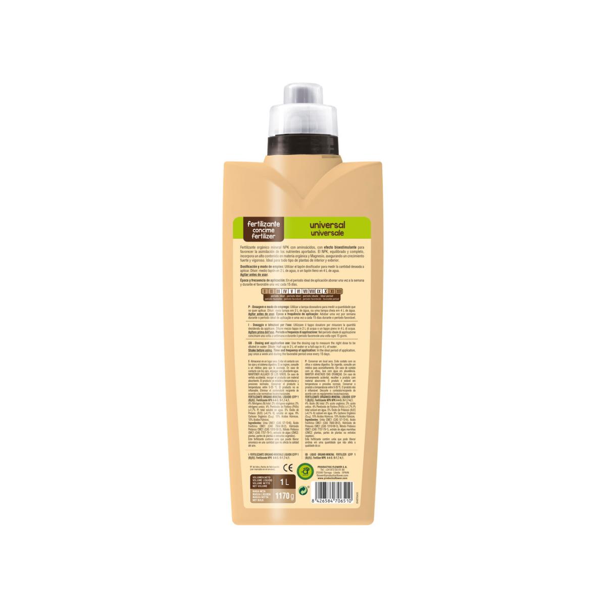 Fertilizante universal Bokashi BioFlower 1 l