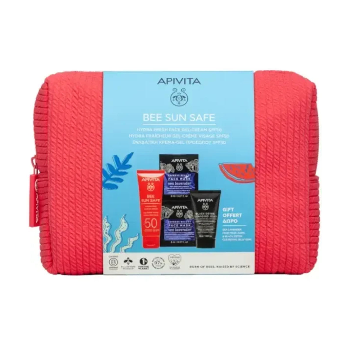 Hydra fresh gel-crema SPF50 Apivita + REGALO express beauty y limpiador facial