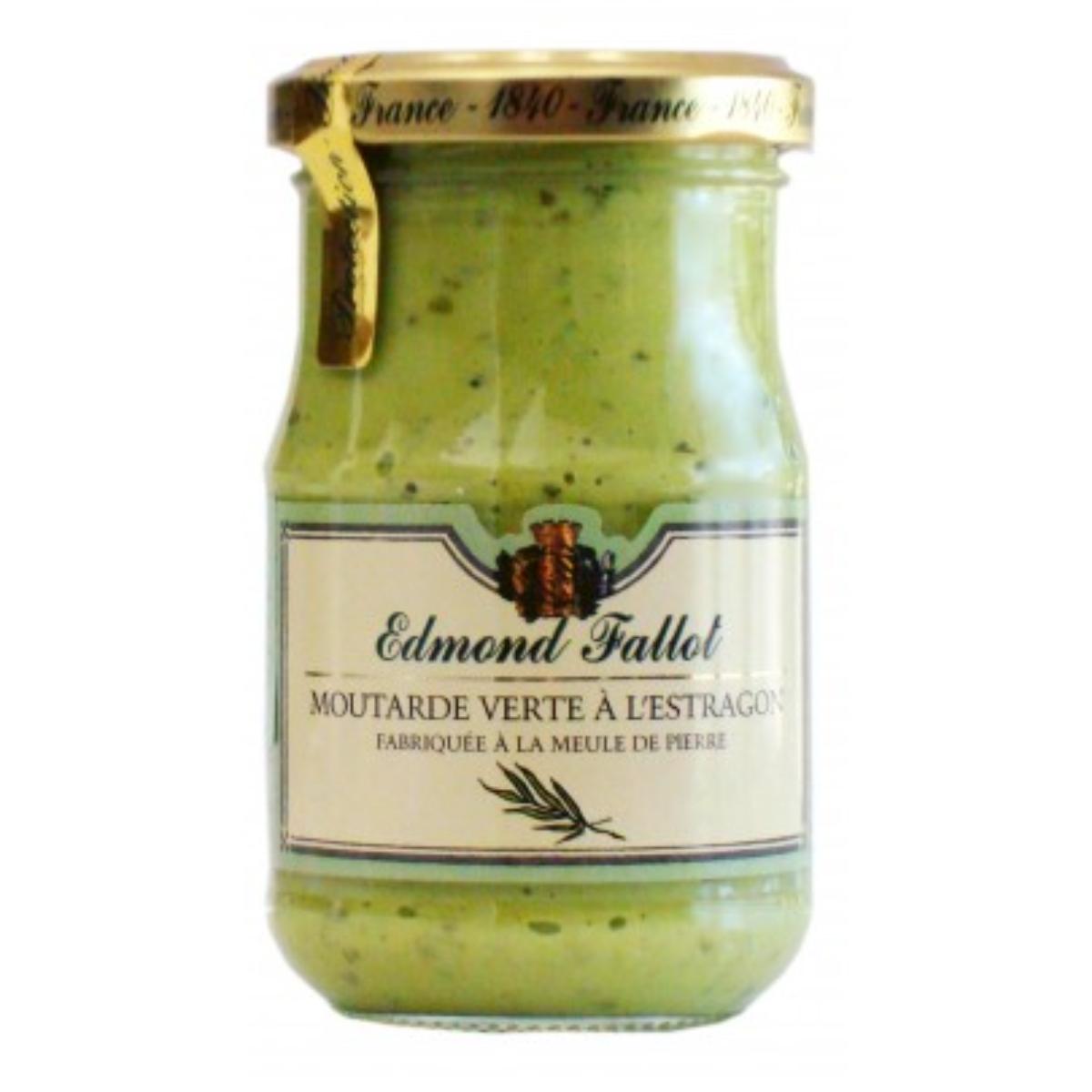 Mostaza de Dijon al estragón Edmond Fallot 210g