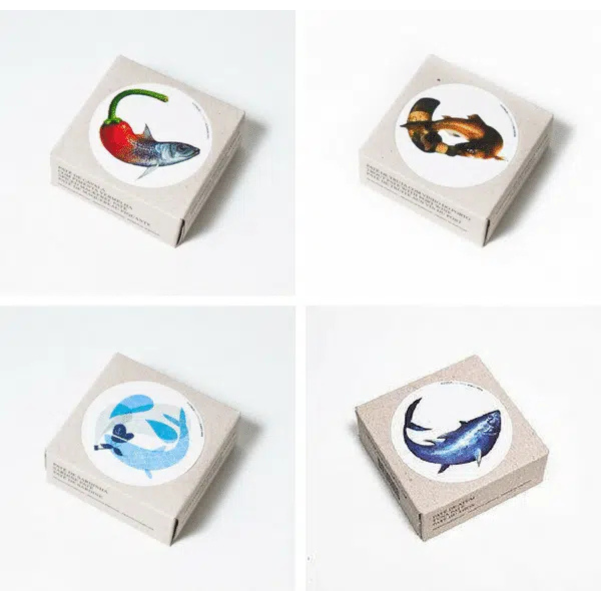 Pack 4 Patés de Pescado Conservas Jose Gourmet 430 g