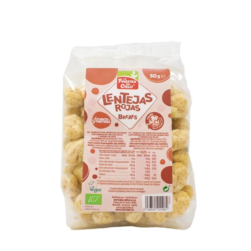Break de Lentejas Rojas BIO La Finestra Sul Cielo 50 g