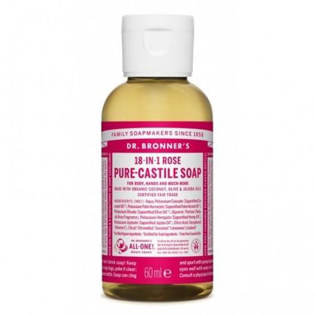 Jabón líquido Rosas Dr. Bronners 60 ml