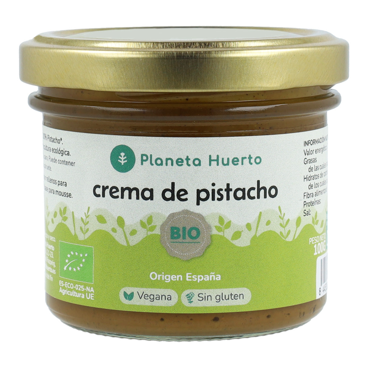 Pack 2x Crema de Pistacho 100% ECO Planeta Huerto 100 g