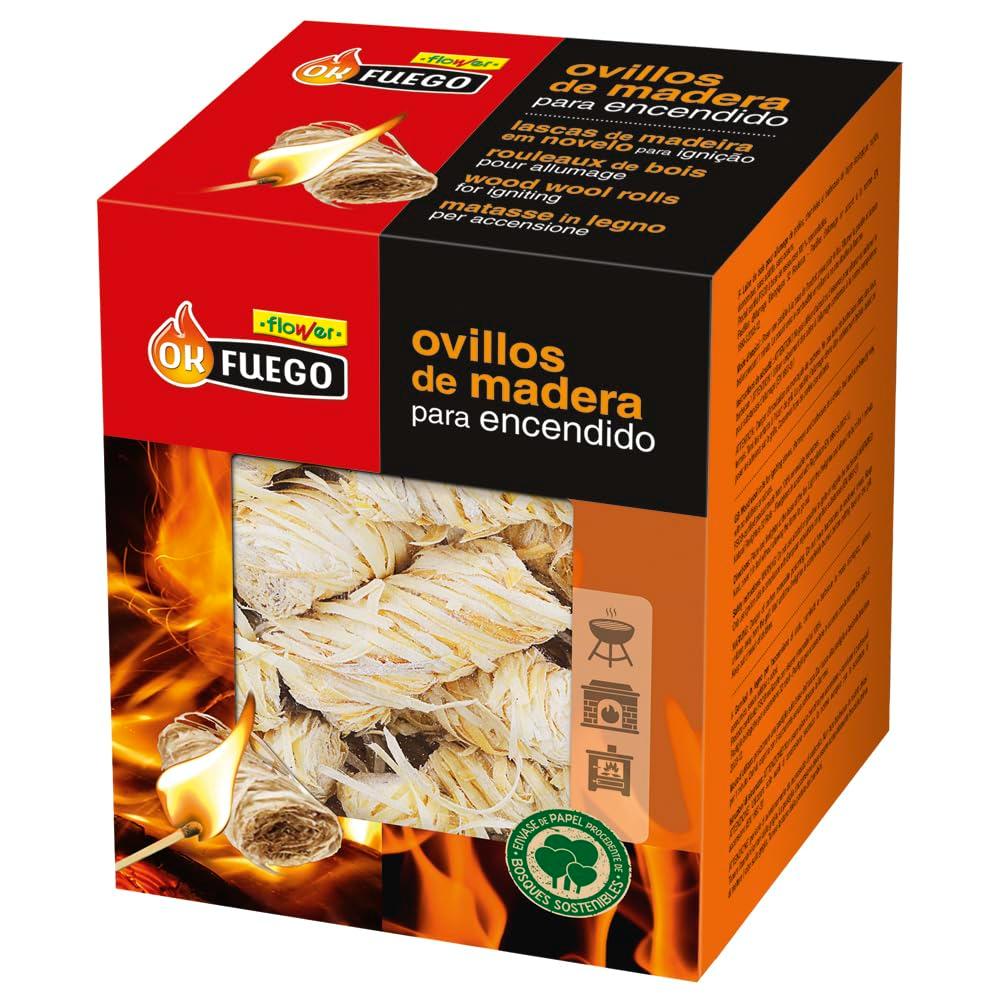 Ovillos ecológicos para encendido Ok Fuego 24 ud