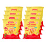 Pack 8x Smilondas Snack de Maiz, garbanzo, lenteja, Tomate y Queso Eco, Smileat, 25 g