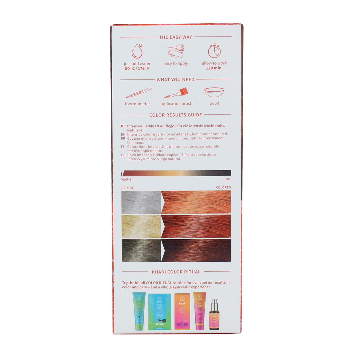 Tinte Henna natural Khadi