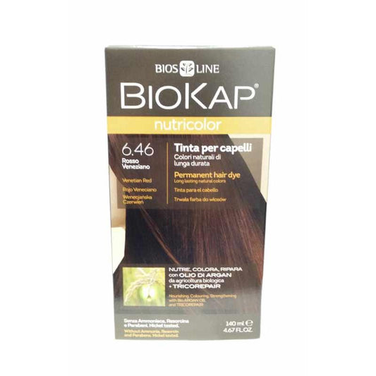 Tinte Rojo Veneciano Dye 6.46 Biokap 140 ml