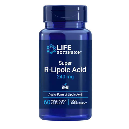 Super R-Lipoic Acid 240 mg, Life Extension 60 cápsulas