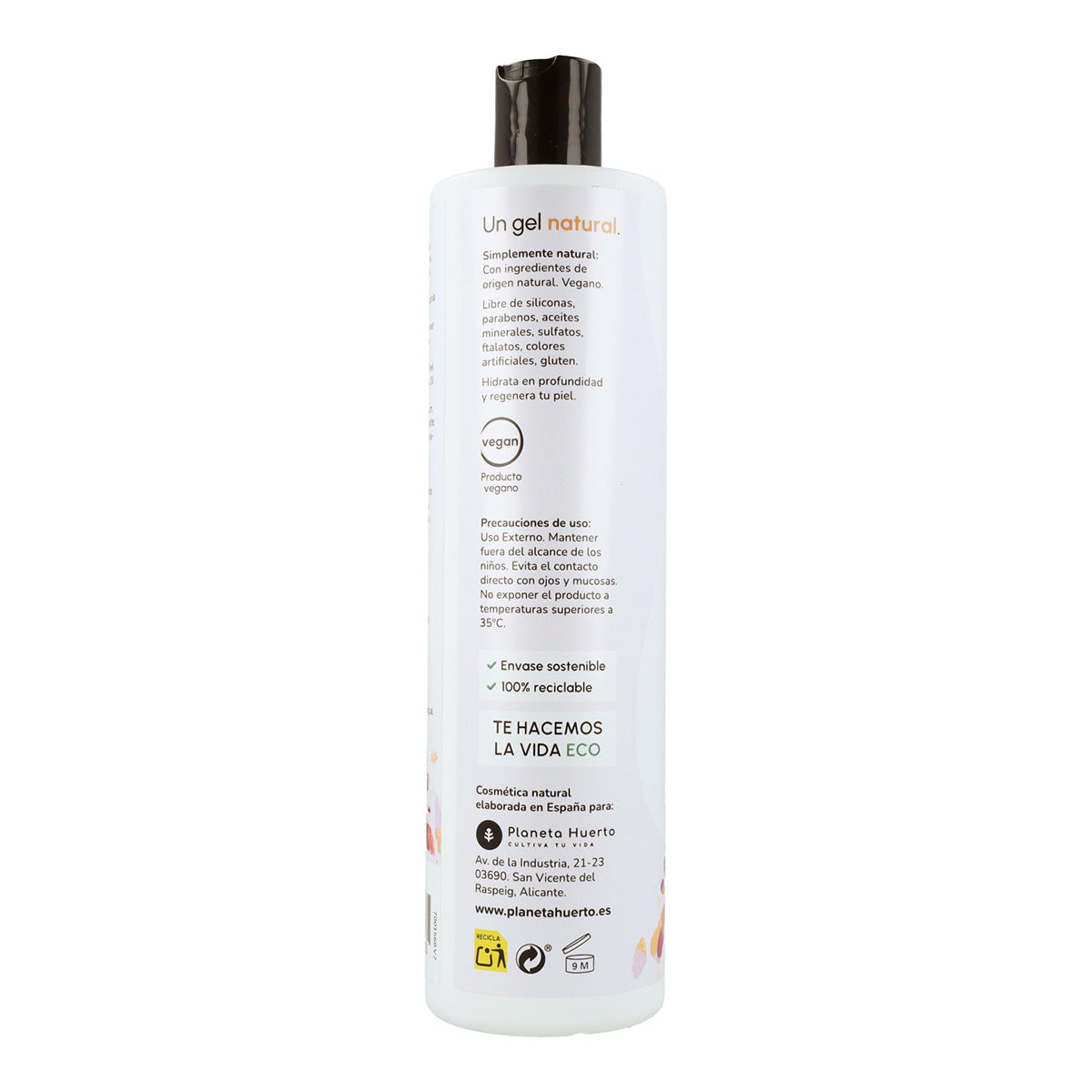 Gel de ducha Flor de Hibisco y Naranja Planeta Huerto 500 ml